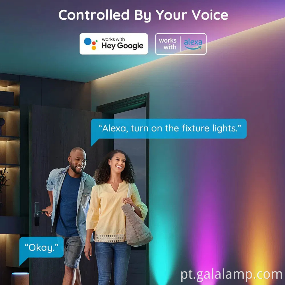 Inteligência de graffiti LED, sincronização musical, luzes multicoloridas Wi-Fi